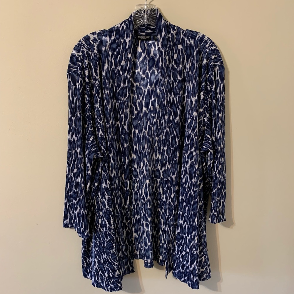 Open Front Cover Up, Size 1X by EFFORTLESS STYLE by CITIKNITS